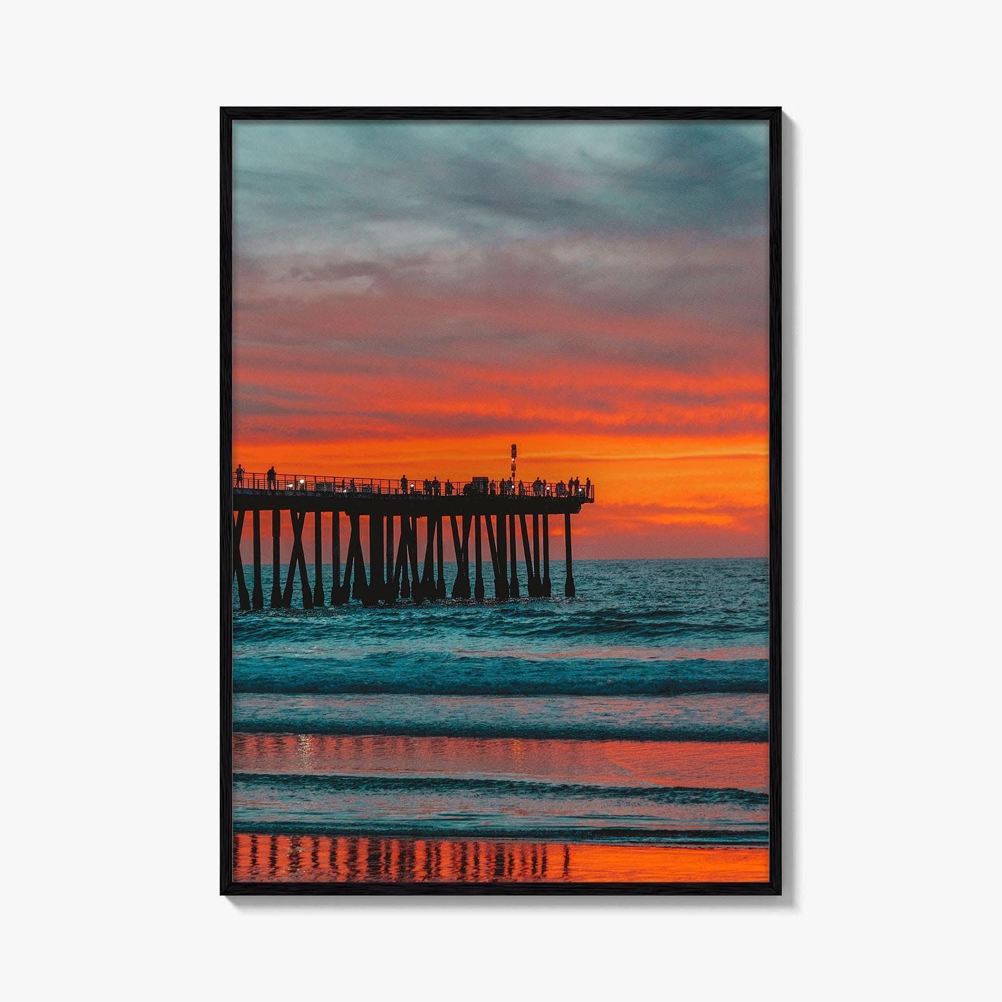 Hermosa Beach Fine Art Photo Print, Los Angeles, California, USA, Wall Decor Poster