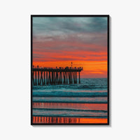Hermosa Beach Fine Art Photo Print, Los Angeles, California, USA, Wall Decor Poster