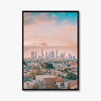 Los Angeles Skyline Fine Art Photo Print, Wall Poster, LA, California, USA