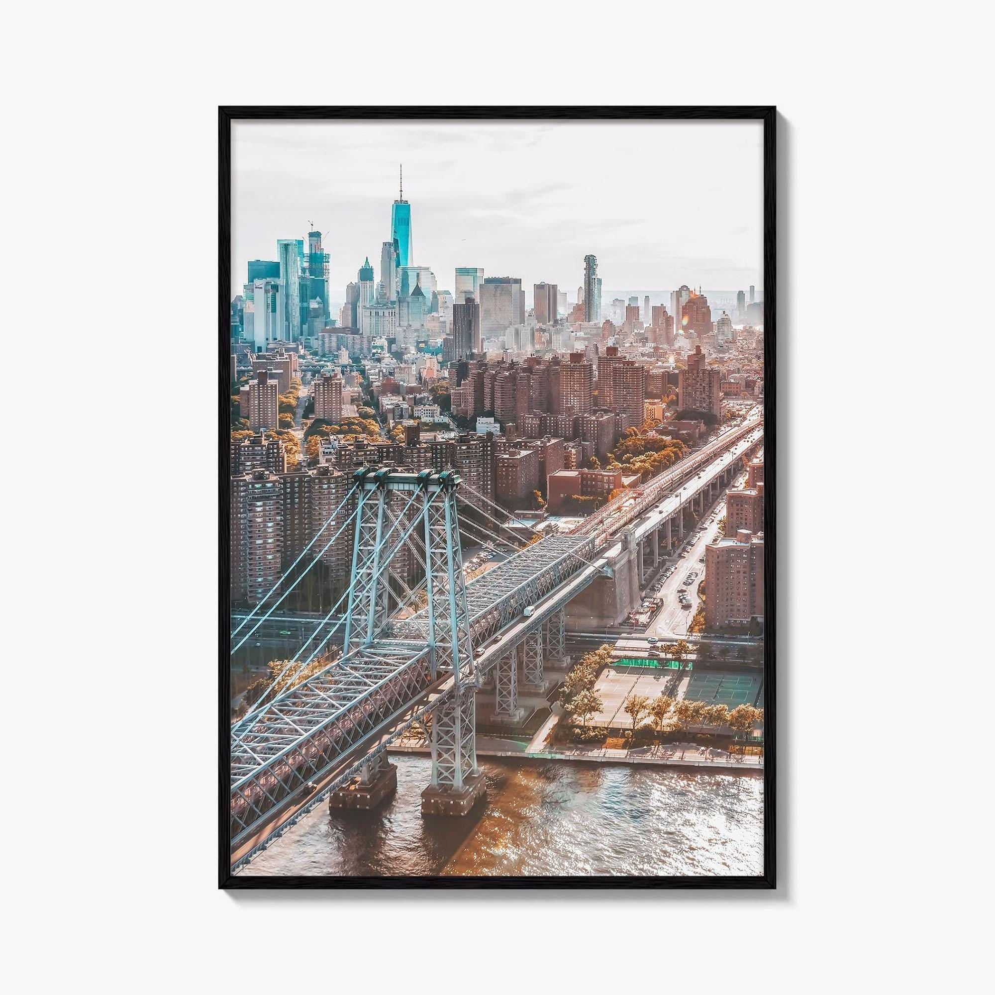 Williamsburg Bridge New York Fine Art Photo Print, Brooklyn, East River, Manhattan, NYC