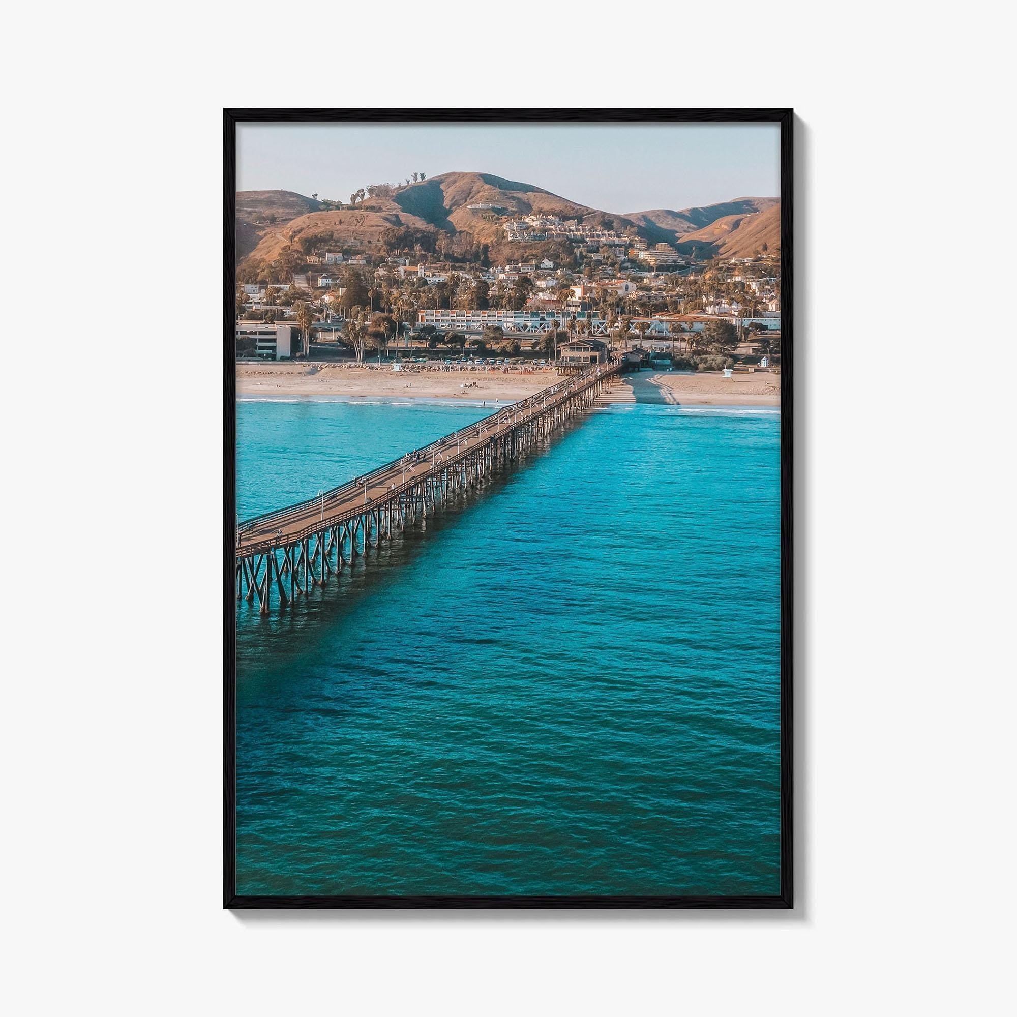 Ventura Skyline Fine Art Photo Print, San Buenaventura, California, USA, State Beach, Wall Poster