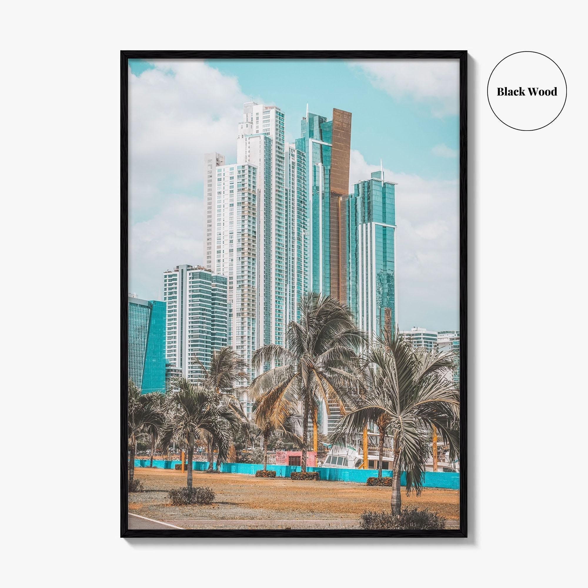 Panama City Panama Skyline Fine Art Photo Print, Wall Decor, Ciudad de Panamá