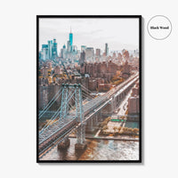 Williamsburg Bridge New York Fine Art Photo Print, Brooklyn, East River, Manhattan, NYC
