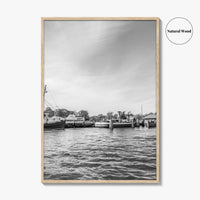 Greenport Black and White Fine Art Photo Print, Long Island New York NY Poster