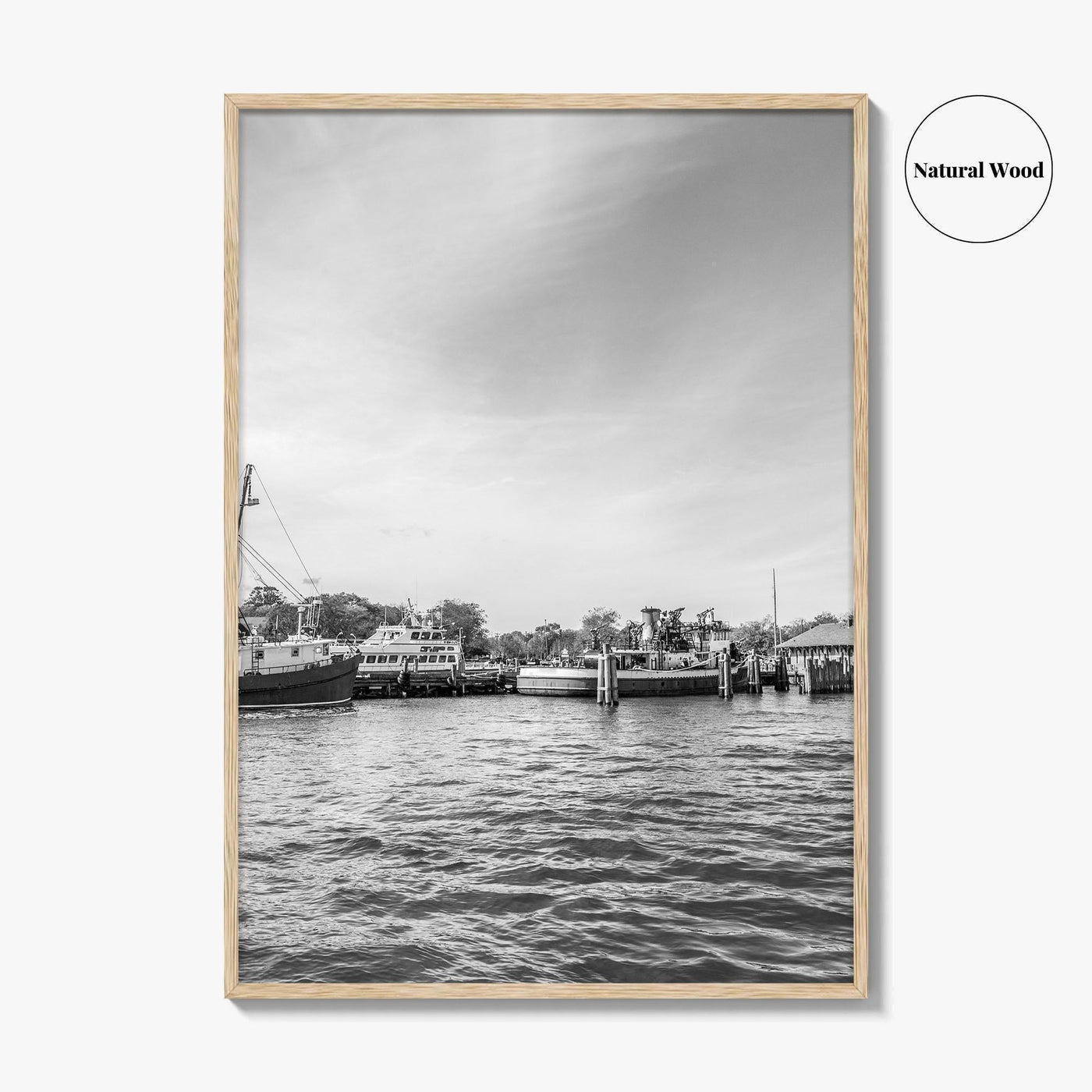 Greenport Black and White Fine Art Photo Print, Long Island New York NY Poster