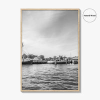 Greenport Black and White Fine Art Photo Print, Long Island New York NY Poster