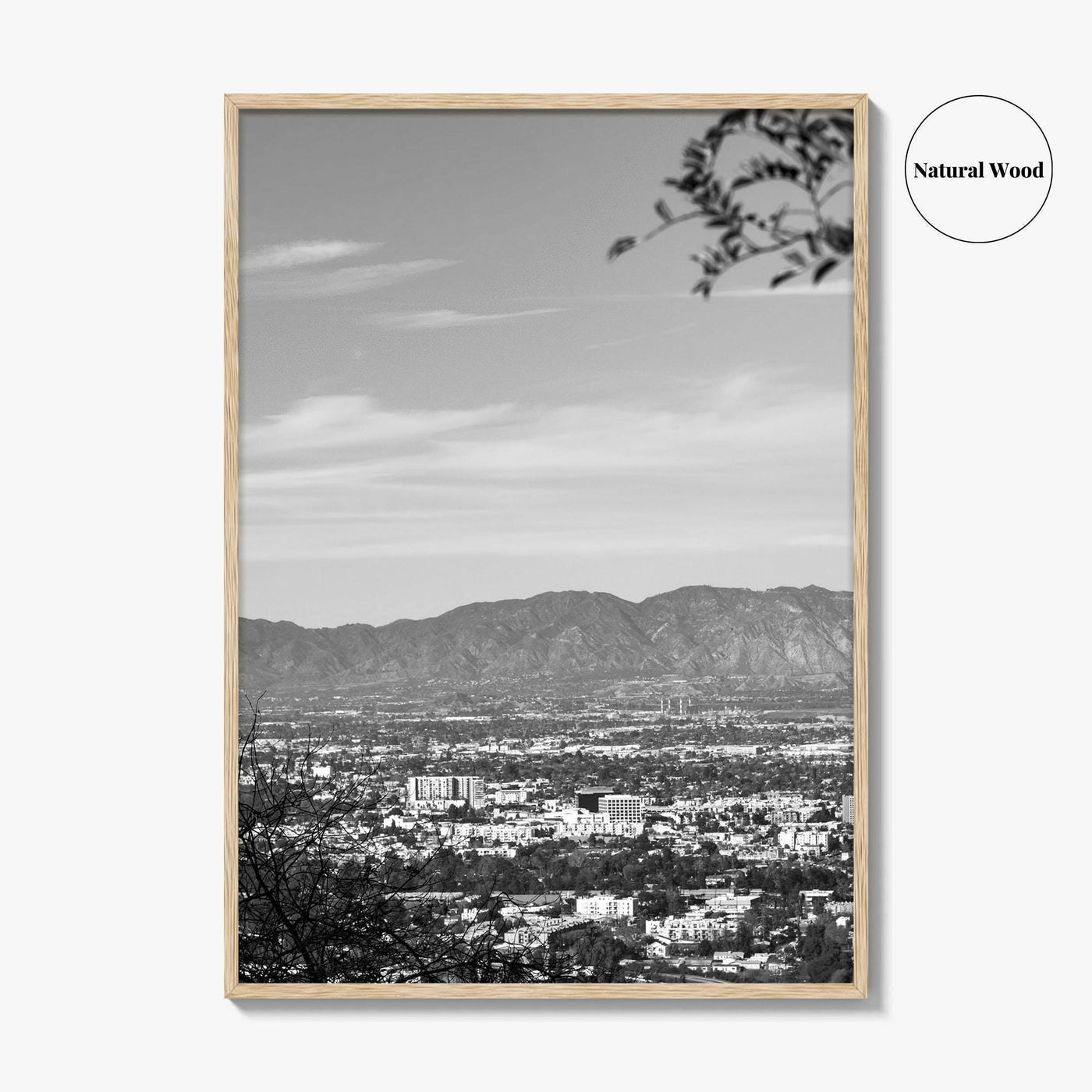 San Fernando Valley Black and White Fine Art Photo Print, Los Angeles Poster