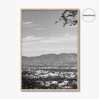 San Fernando Valley Black and White Fine Art Photo Print, Los Angeles Poster