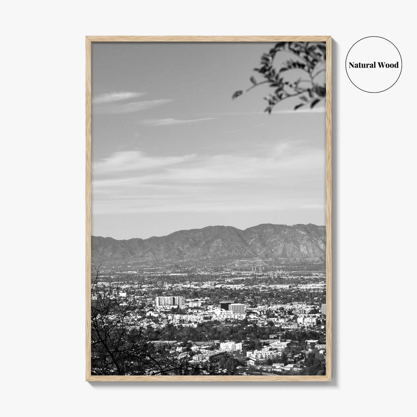San Fernando Valley Black and White Fine Art Photo Print, Los Angeles Poster