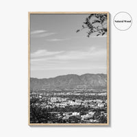 San Fernando Valley Black and White Fine Art Photo Print, Los Angeles Poster