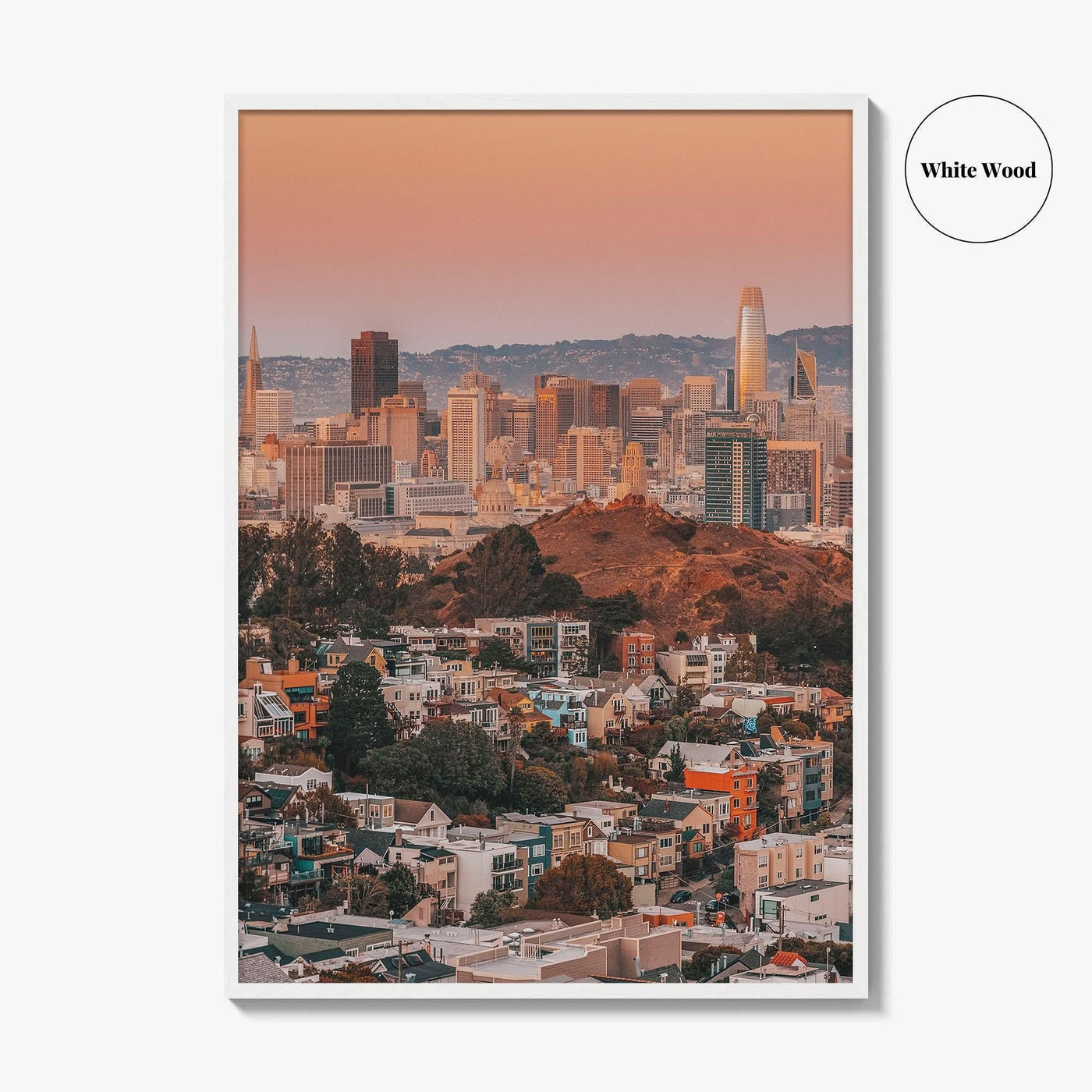 San Francisco Skyline Fine Art Photo Print, California, USA, Wall Decor, Poster