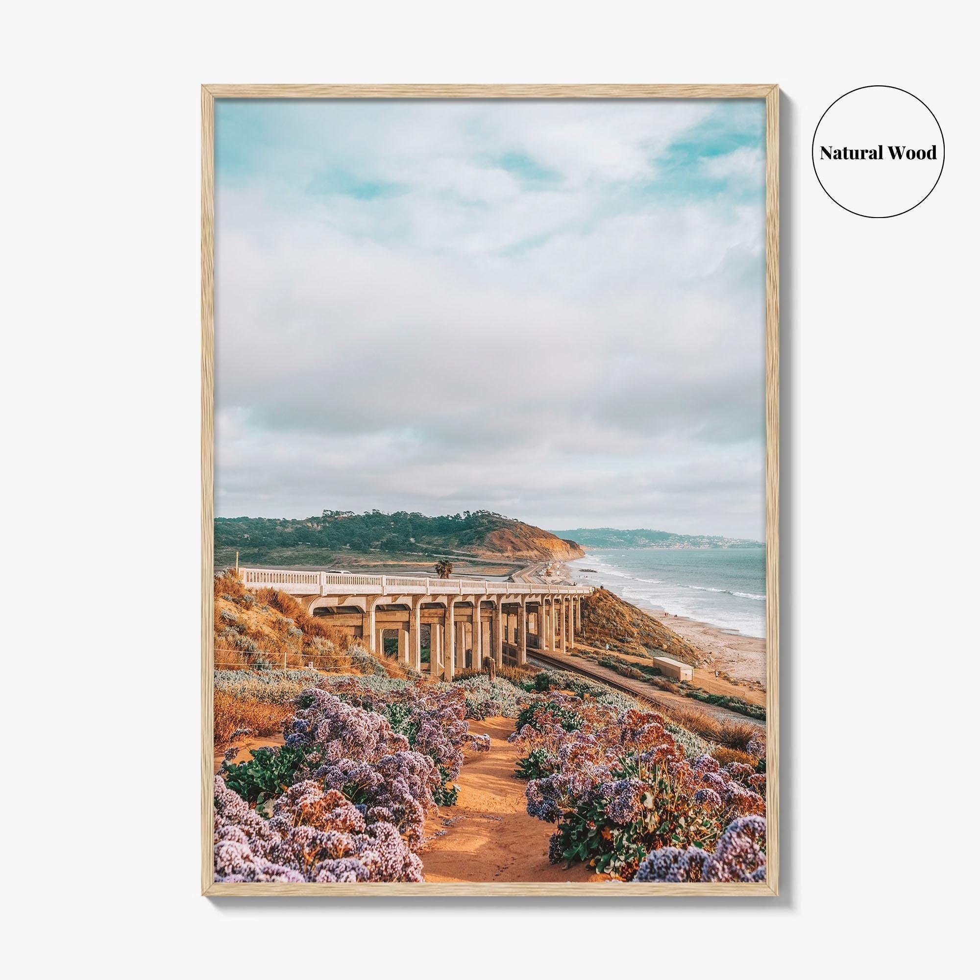 Torrey Pines Fine Art Photo Print, Del Mar, San Diego, California, Pacific Ocean Poster