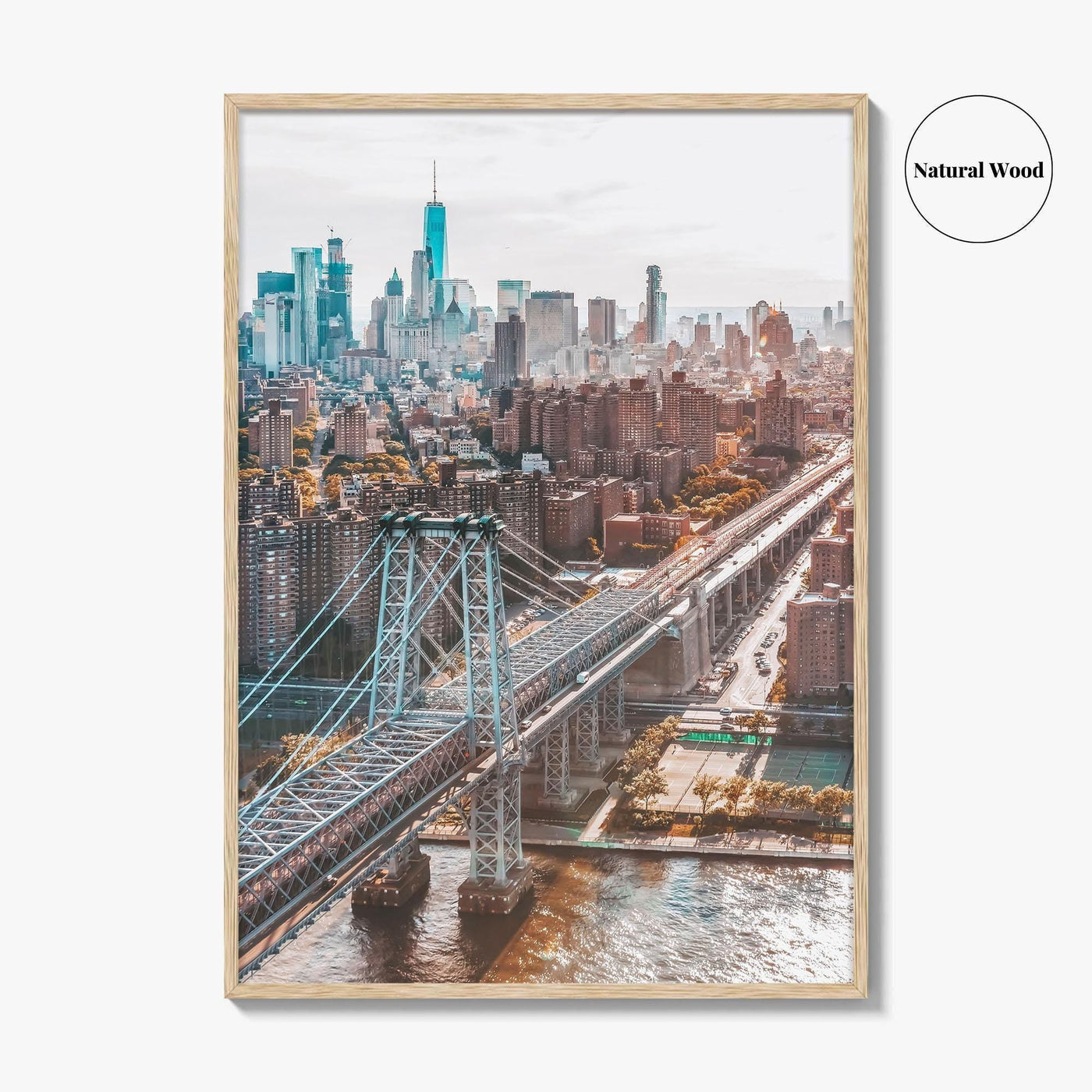 Williamsburg Bridge New York Fine Art Photo Print, Brooklyn, East River, Manhattan, NYC