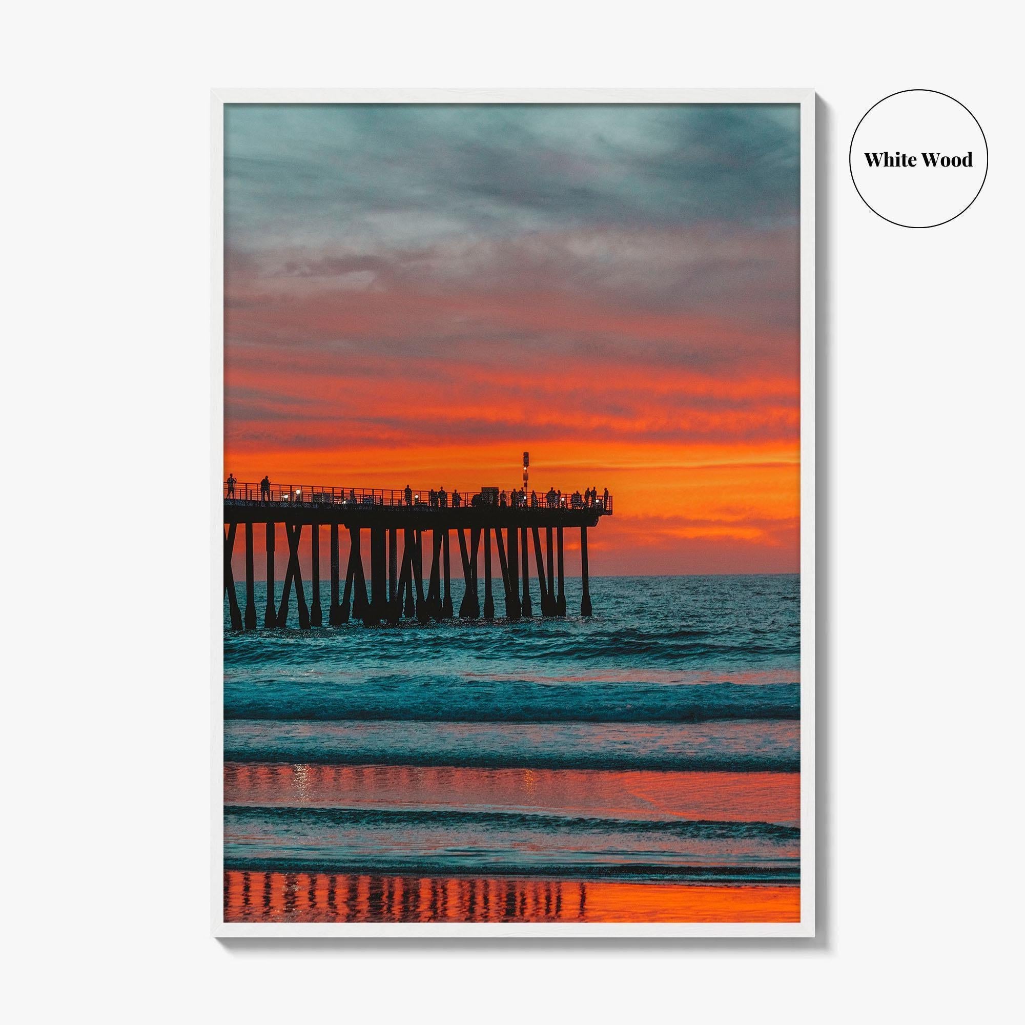 Hermosa Beach Fine Art Photo Print, Los Angeles, California, USA, Wall Decor Poster
