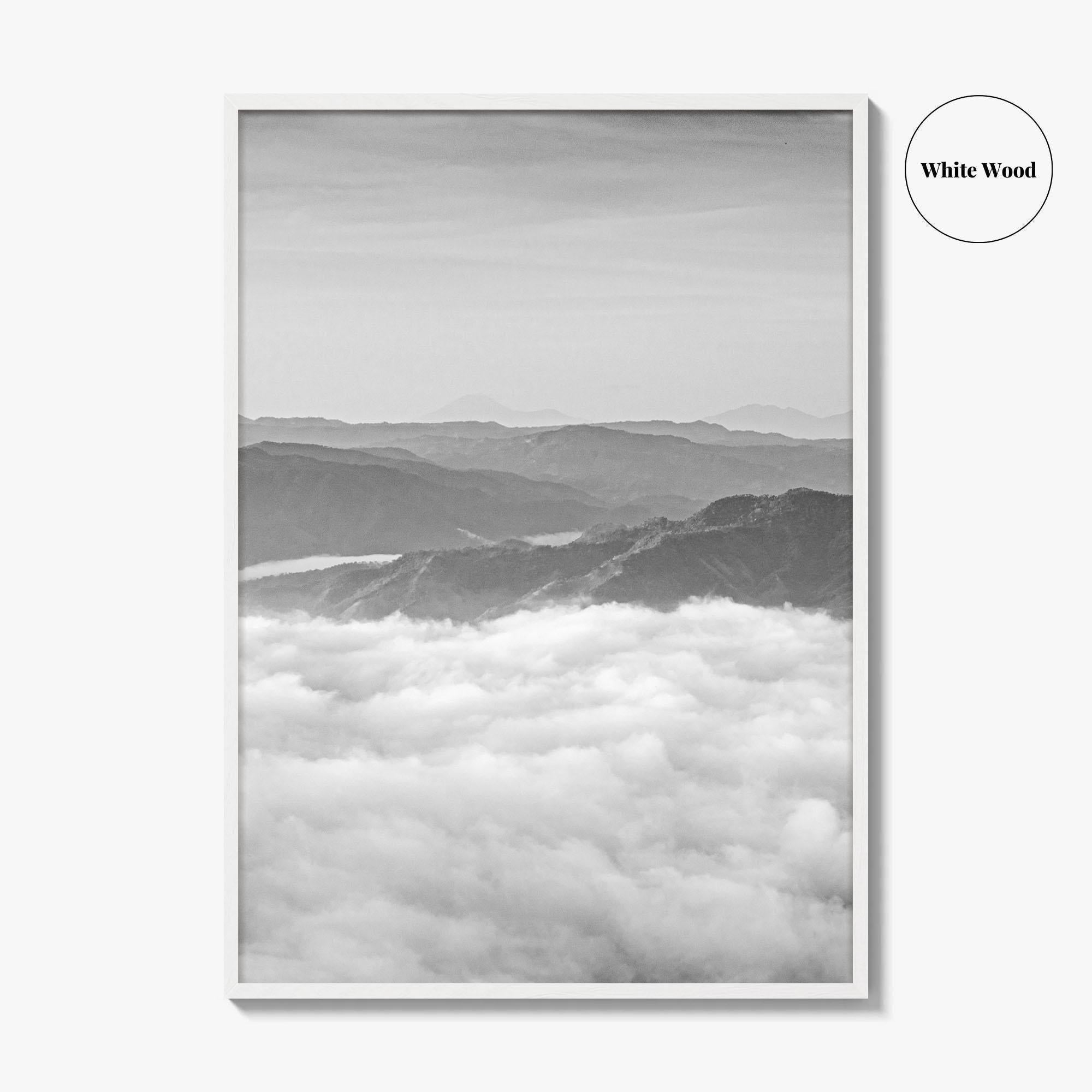 El Salvador Black and White Fine Art Photo Print, Central America Wall Decor Poster