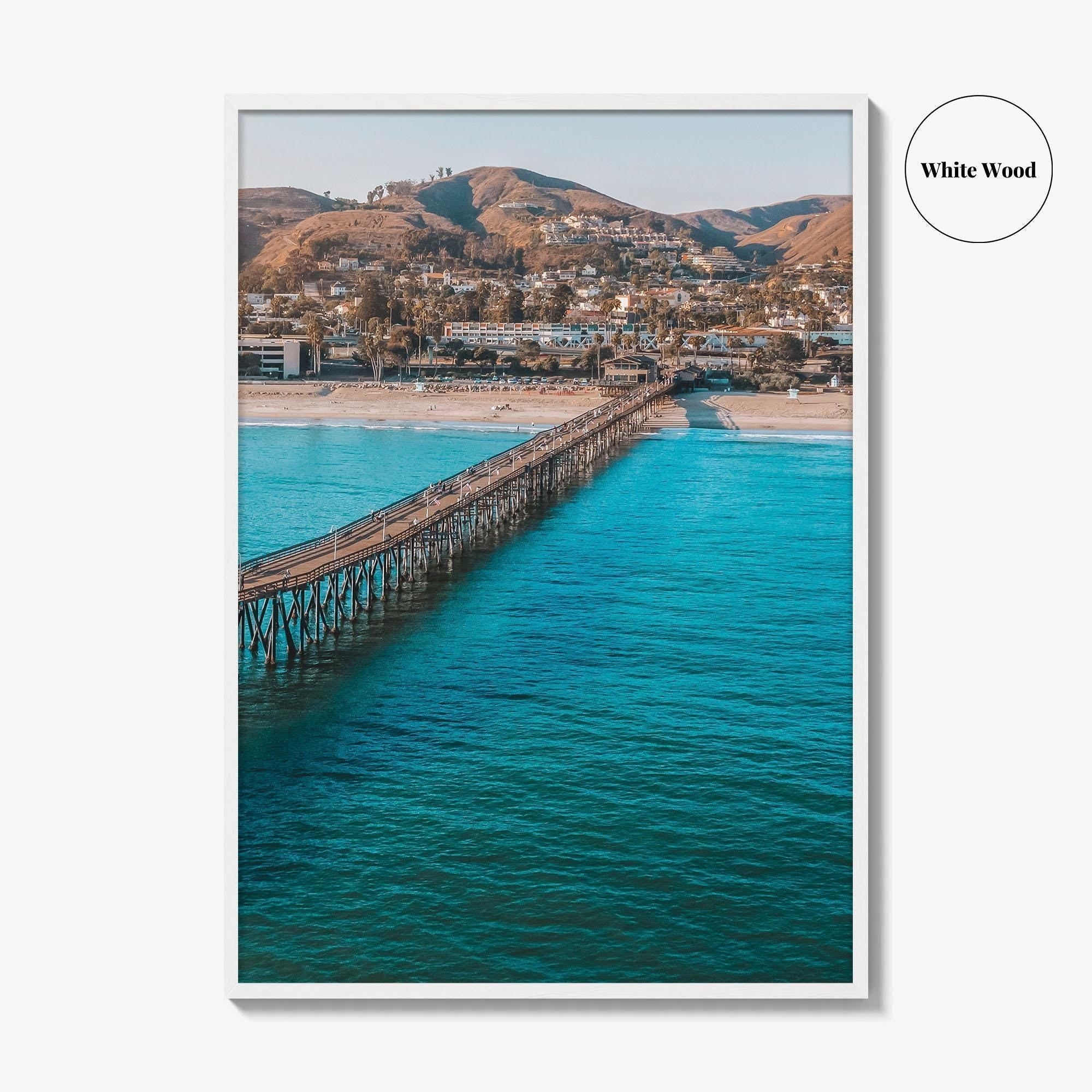 Ventura Skyline Fine Art Photo Print, San Buenaventura, California, USA, State Beach, Wall Poster