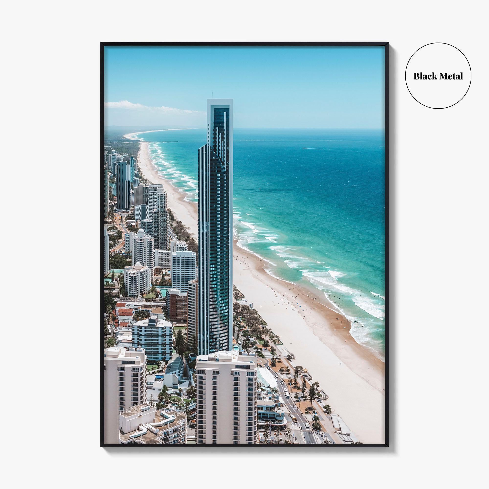 Gold Coast Skyline Fine Art Photo Print, Surfers Paradise, Queensland Australia Wall Poster
