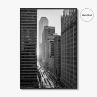 Dallas Skyline Black and White Fine Art Photo Print, Downtown Texas USA Poster