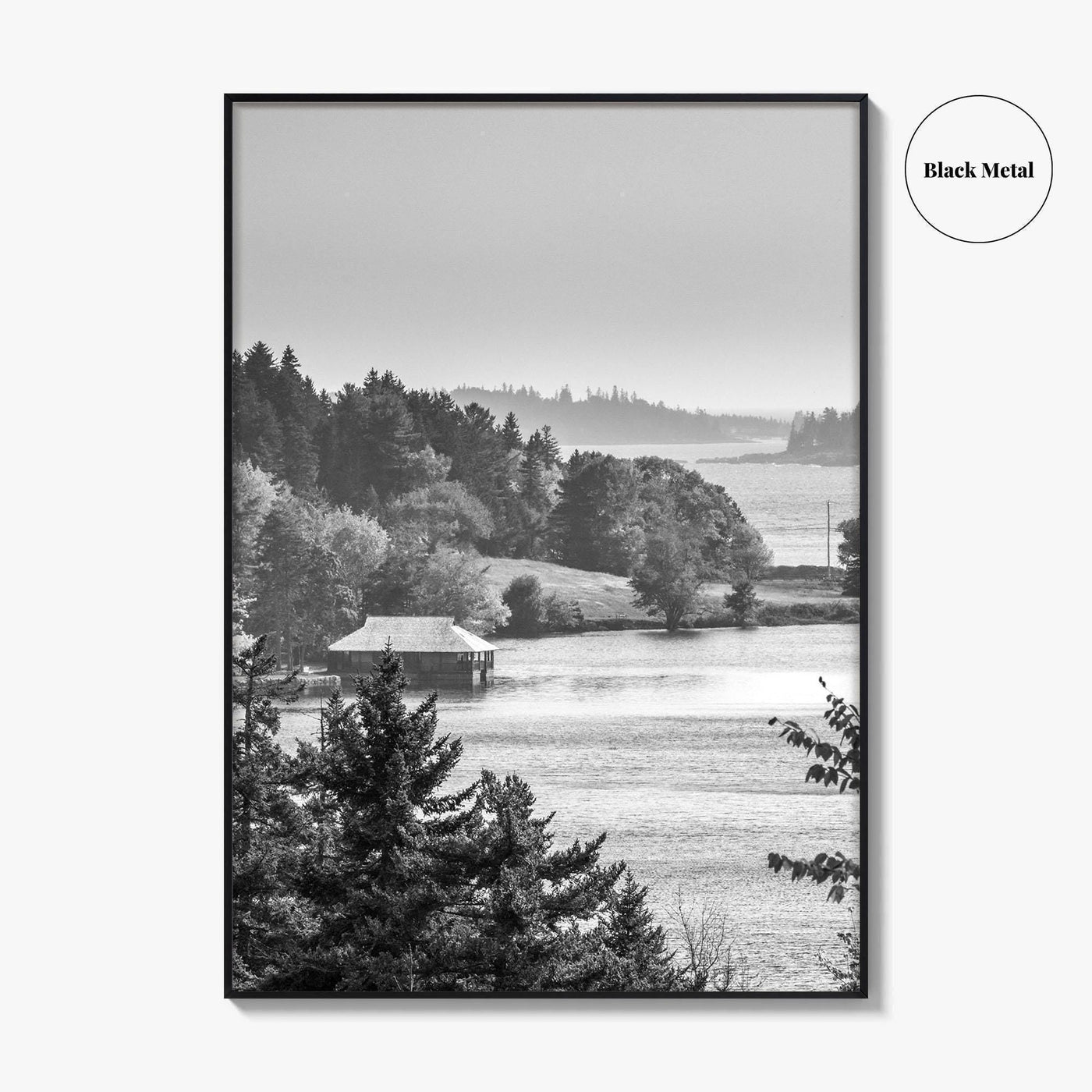 Acadia National Park Black and White Fine Art Photo Print, Bar Harbor Maine Poster