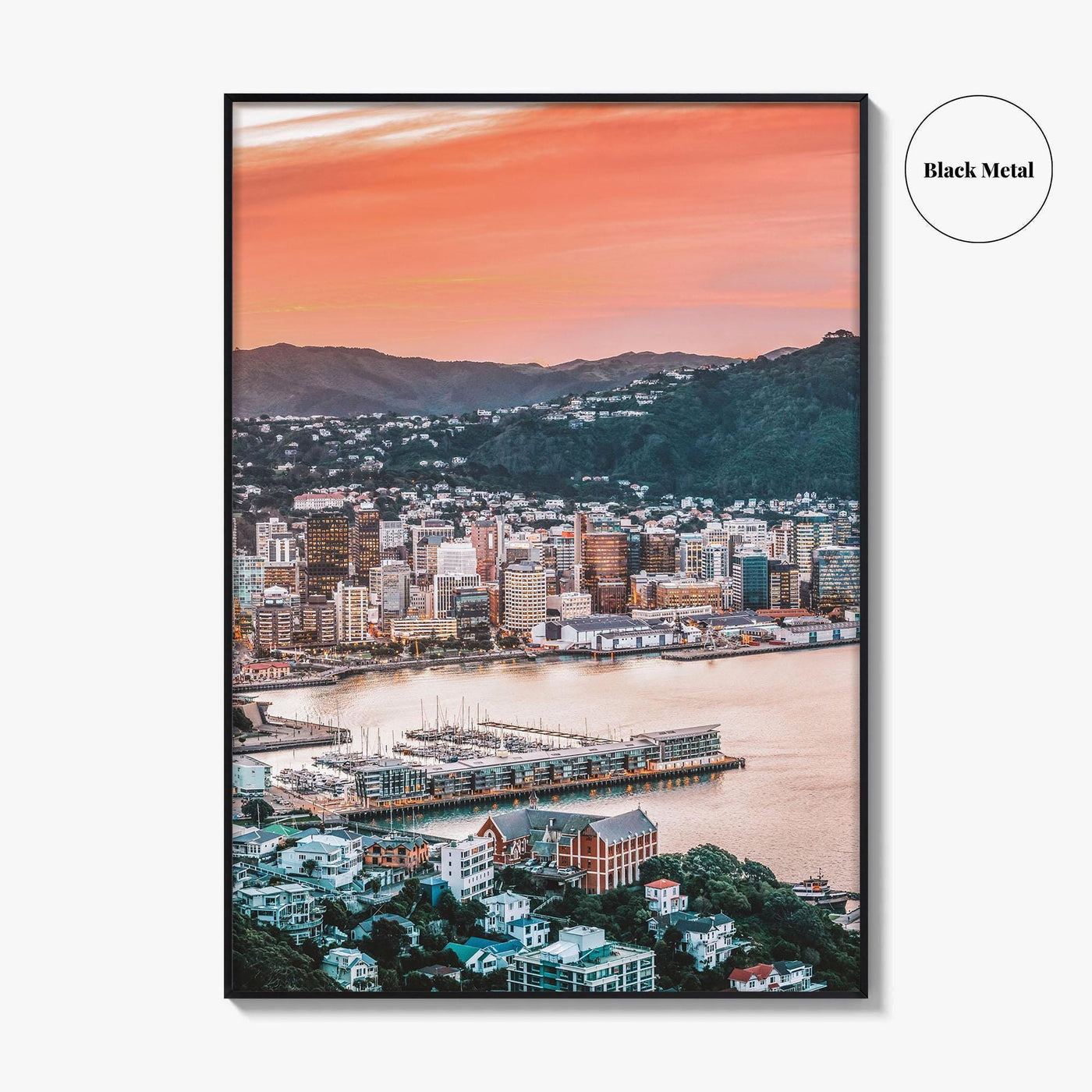 Wellington Fine Art Photo Print, Mount Victoria, New Zealand, Harbour, Wall Decor, Poster