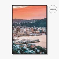 Wellington Fine Art Photo Print, Mount Victoria, New Zealand, Harbour, Wall Decor, Poster