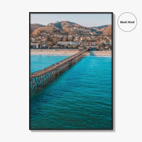 Ventura Skyline Fine Art Photo Print, San Buenaventura, California, USA, State Beach, Wall Poster