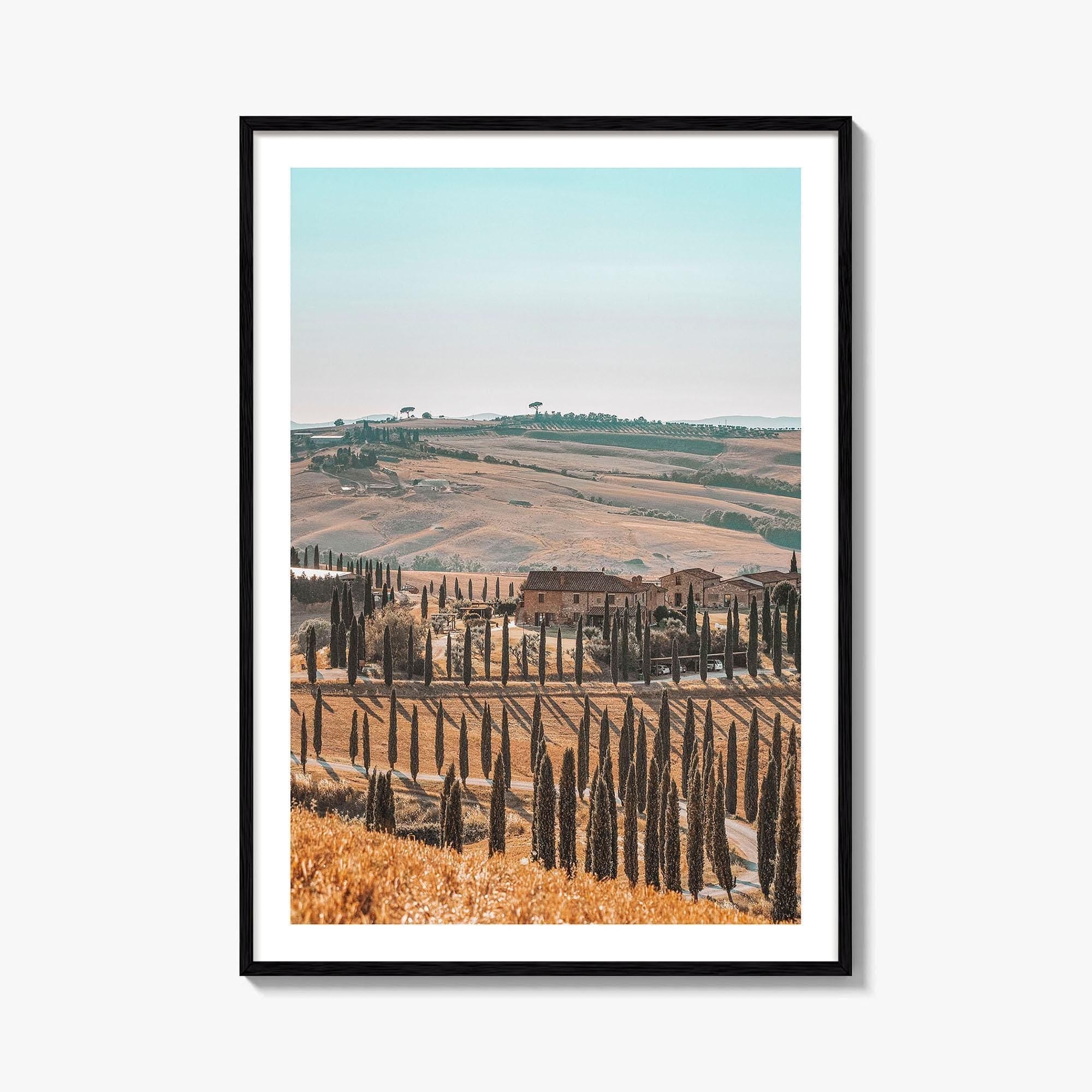 Tuscany Fine Art Photo Print, Agriturismo Baccoleno, Val d'Orcia, Siena, Italy, Wall Decor Poster