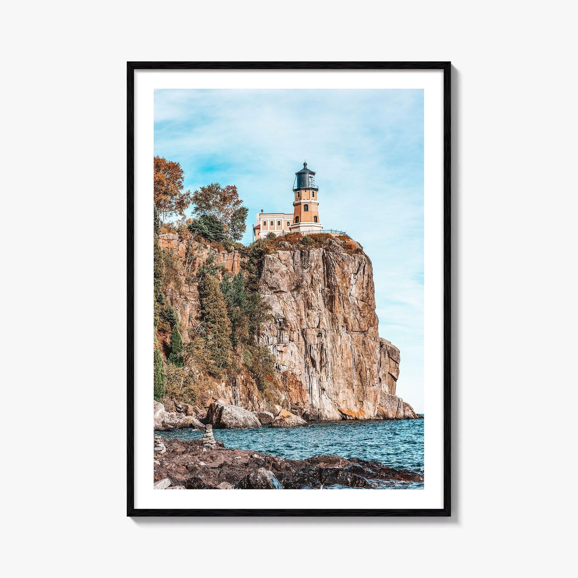 Split Rock Lighthouse Fine Art Photo Print, Lake Superior, North Shore Minnesota Poster