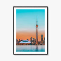 Toronto Skyline Fine Art Photo Print, Lake Ontario, Canada, Wall Decor Poster