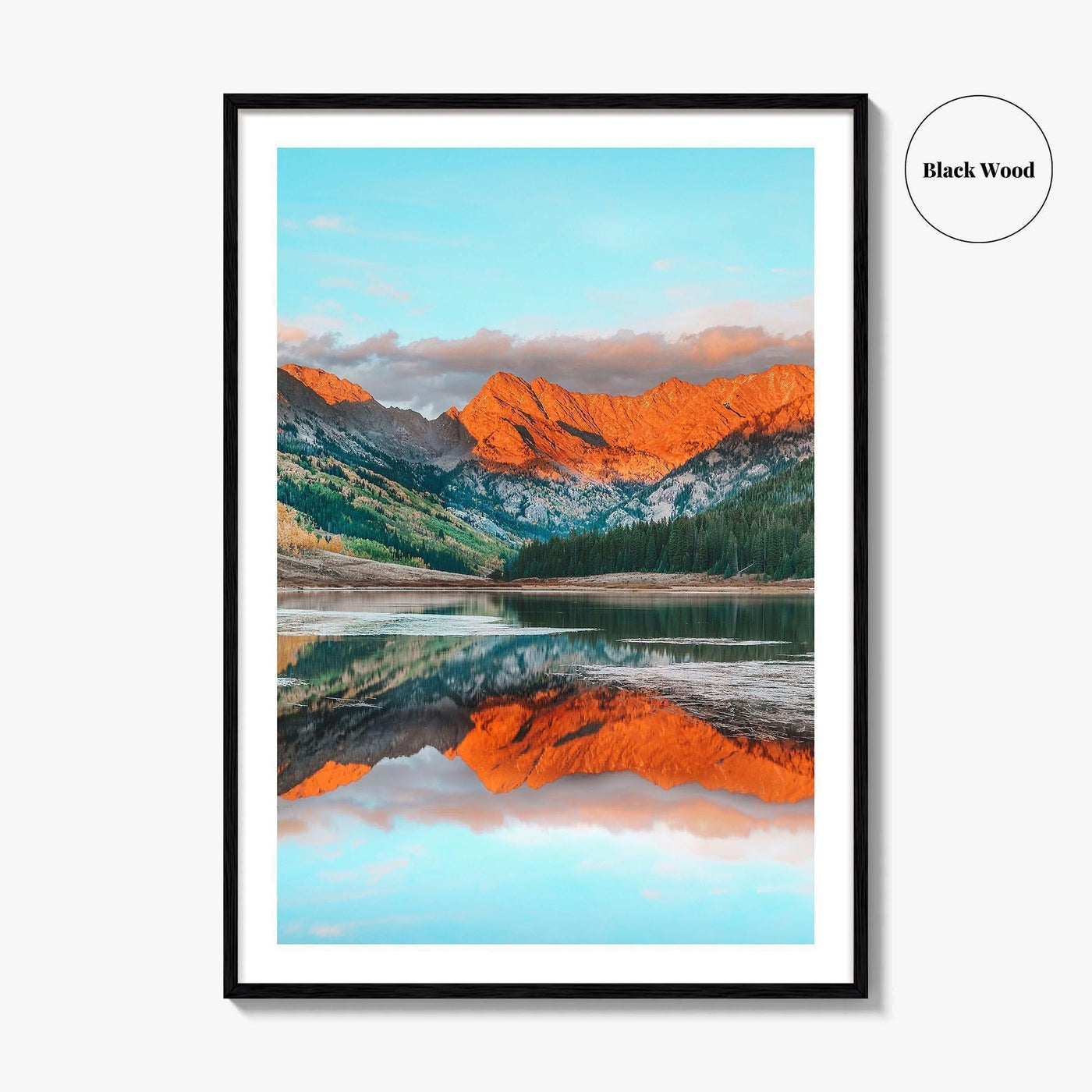 Vail Fine Art Photo Print, Piney Lake, Colorado, Rocky Mountains, USA Poster, Wall Decor