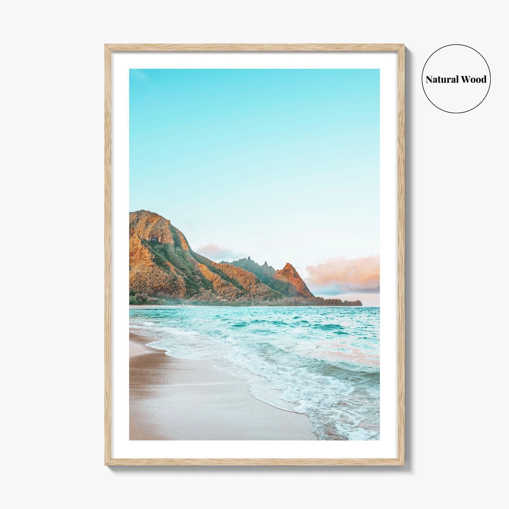 Tunnels Beach Fine Art Photo Print, Kauai Hawaii, Wall Art Poster, Hanalei, Haena