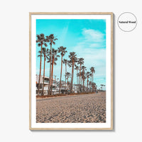 Venice Beach Fine Art Photo Print, Los Angeles California Wall Decor, Palm Tree