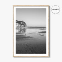 Avila Beach Black and White Fine Art Photo Print, San Luis Obispo California Poster
