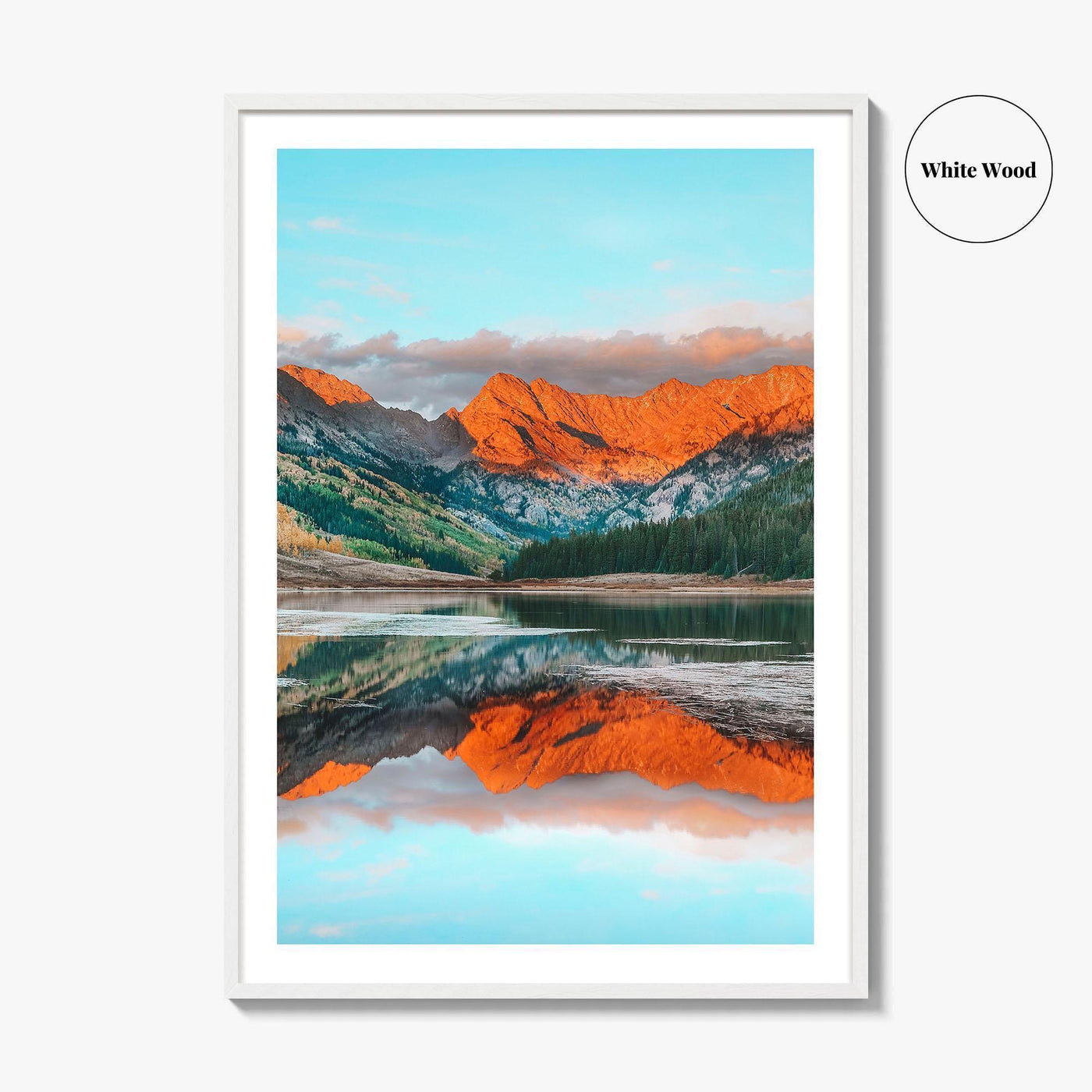 Vail Fine Art Photo Print, Piney Lake, Colorado, Rocky Mountains, USA Poster, Wall Decor