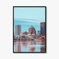 Rochester New York Skyline Fine Art Photo Print, NY Wall Poster, USA