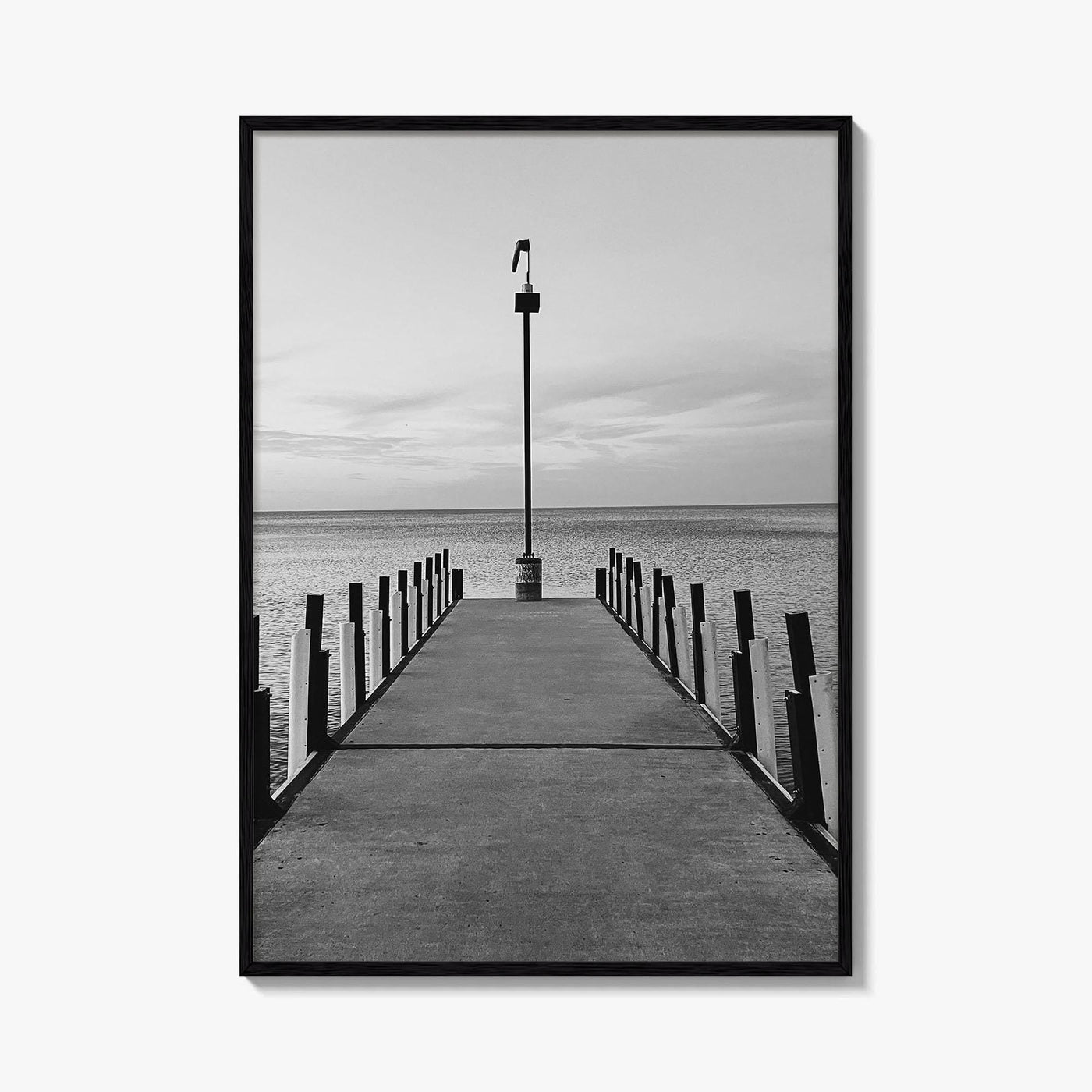 Lake Erie Black and White Fine Art Photo Print, Ohio Poster
