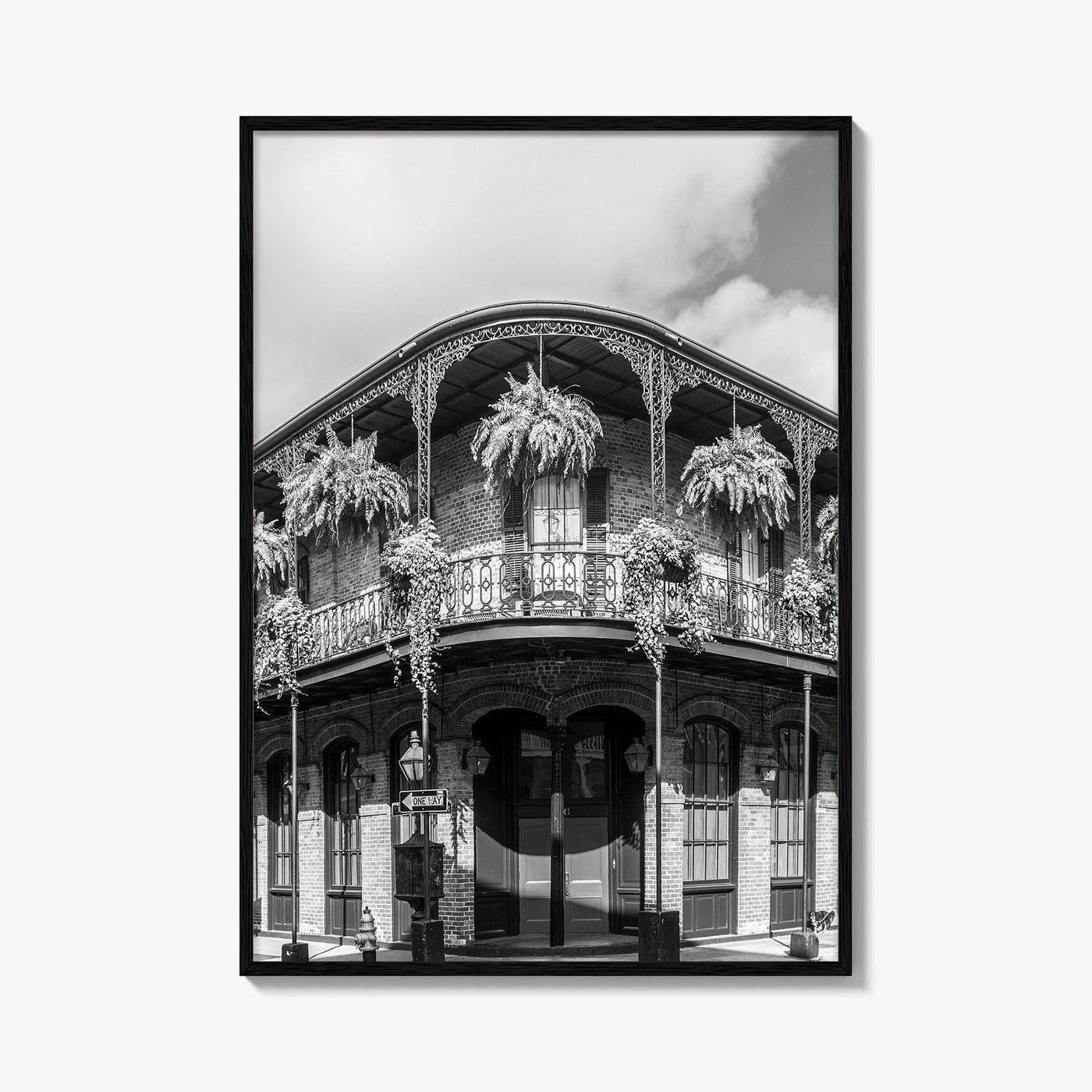 New Orleans Black and White Fine Art Photo Print, French Quarter Louisiana Poster