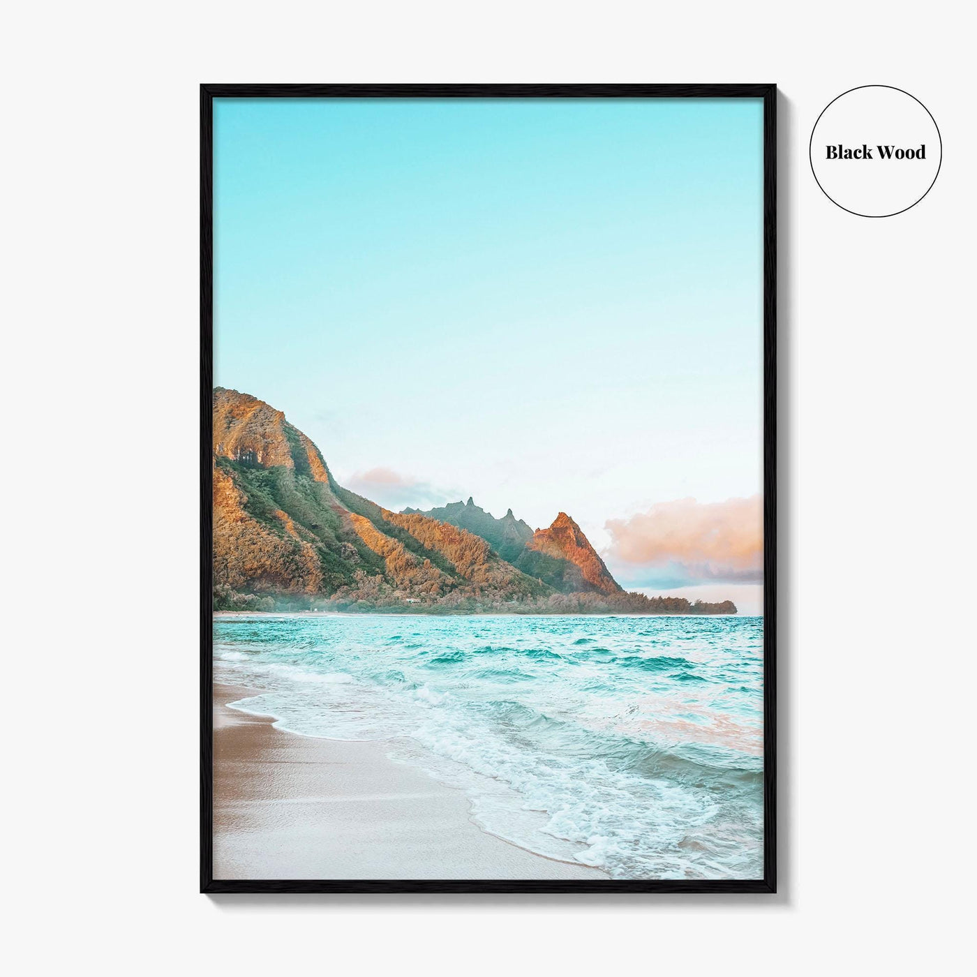 Tunnels Beach Fine Art Photo Print, Kauai Hawaii, Wall Art Poster, Hanalei, Haena