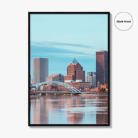Rochester New York Skyline Fine Art Photo Print, NY Wall Poster, USA