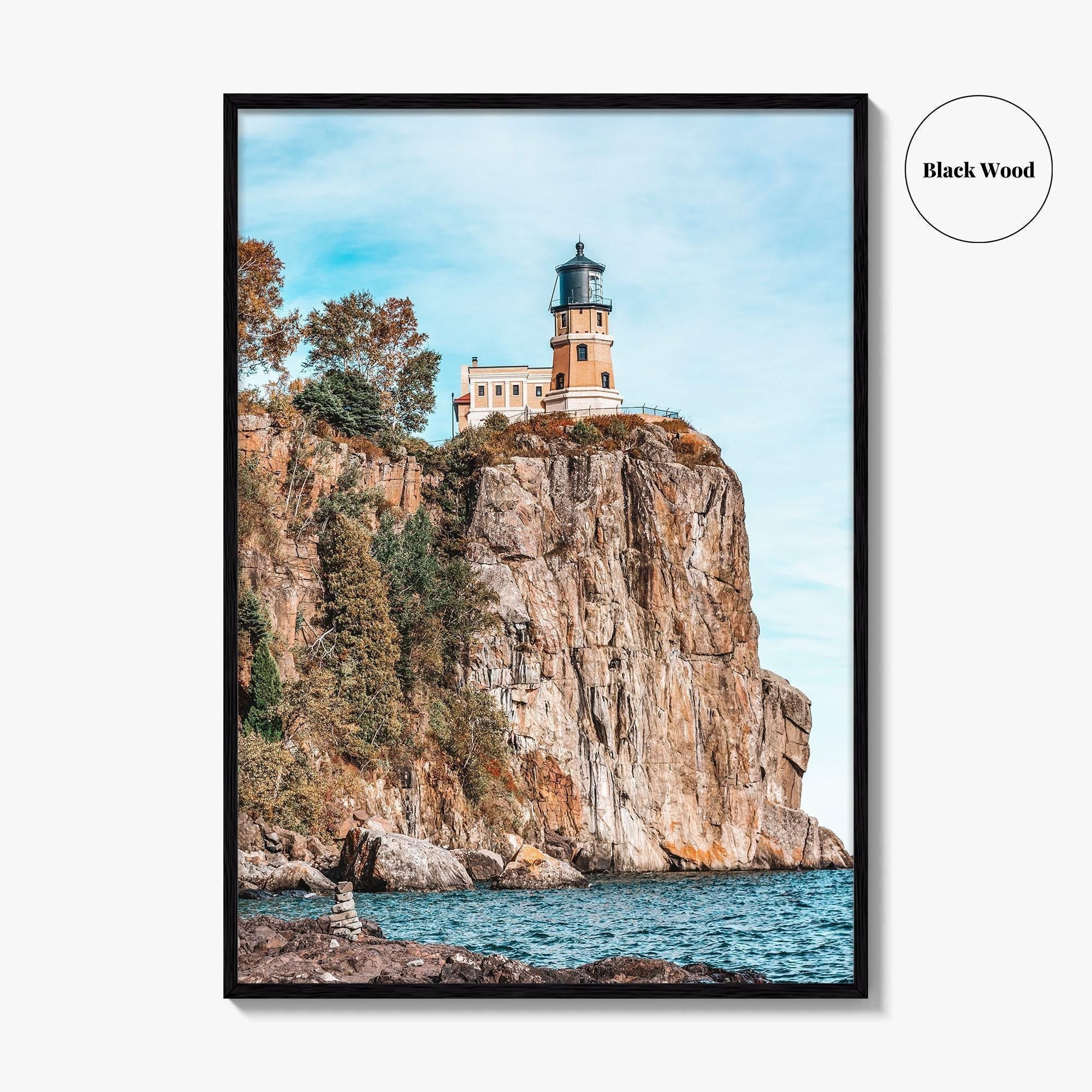 Split Rock Lighthouse Fine Art Photo Print, Lake Superior, North Shore Minnesota Poster