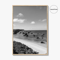 Okinawa Black and White Fine Art Photo Print, Japan Seascape Poster, Ryukyu Islands, Asia