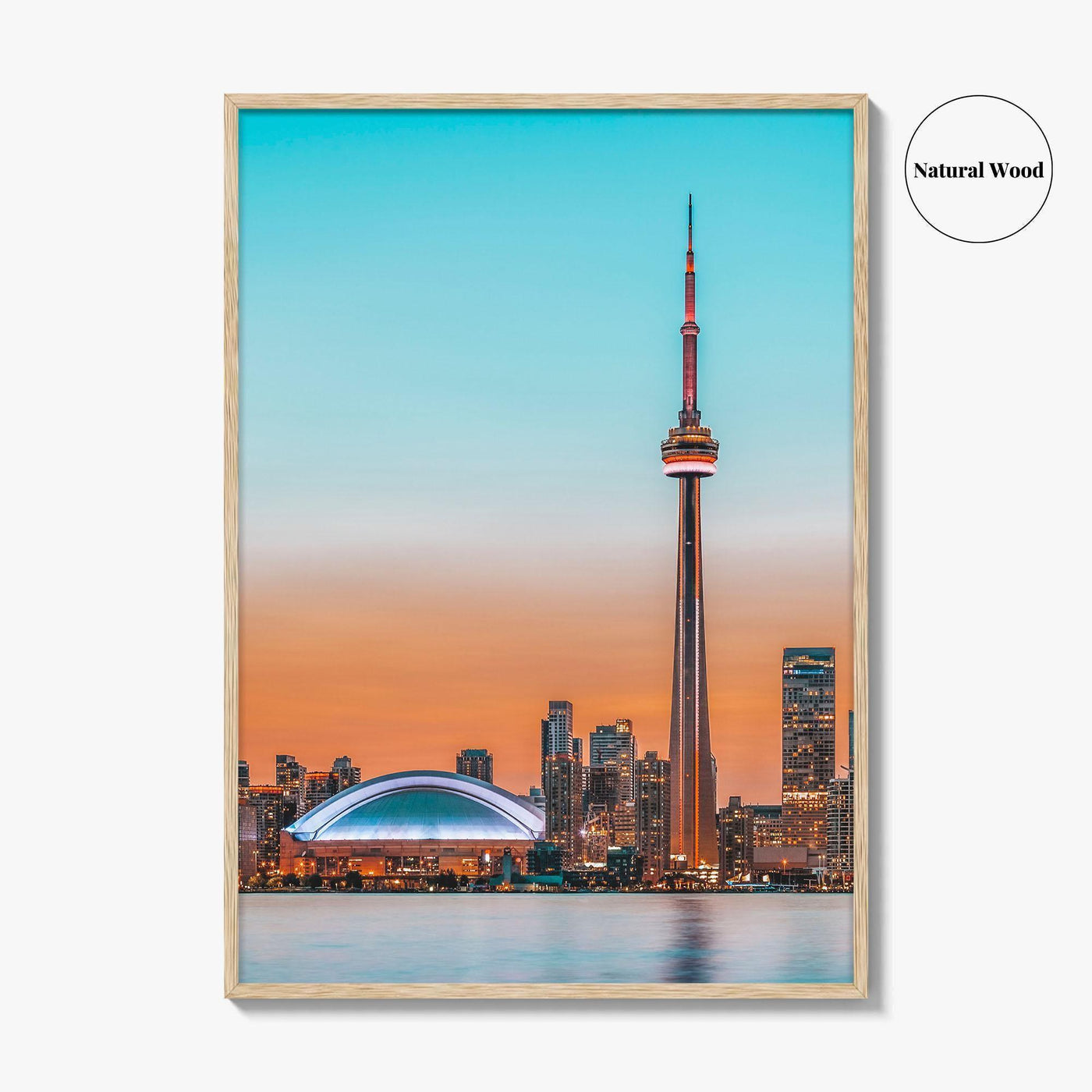 Toronto Skyline Fine Art Photo Print, Lake Ontario, Canada, Wall Decor Poster