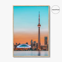 Toronto Skyline Fine Art Photo Print, Lake Ontario, Canada, Wall Decor Poster