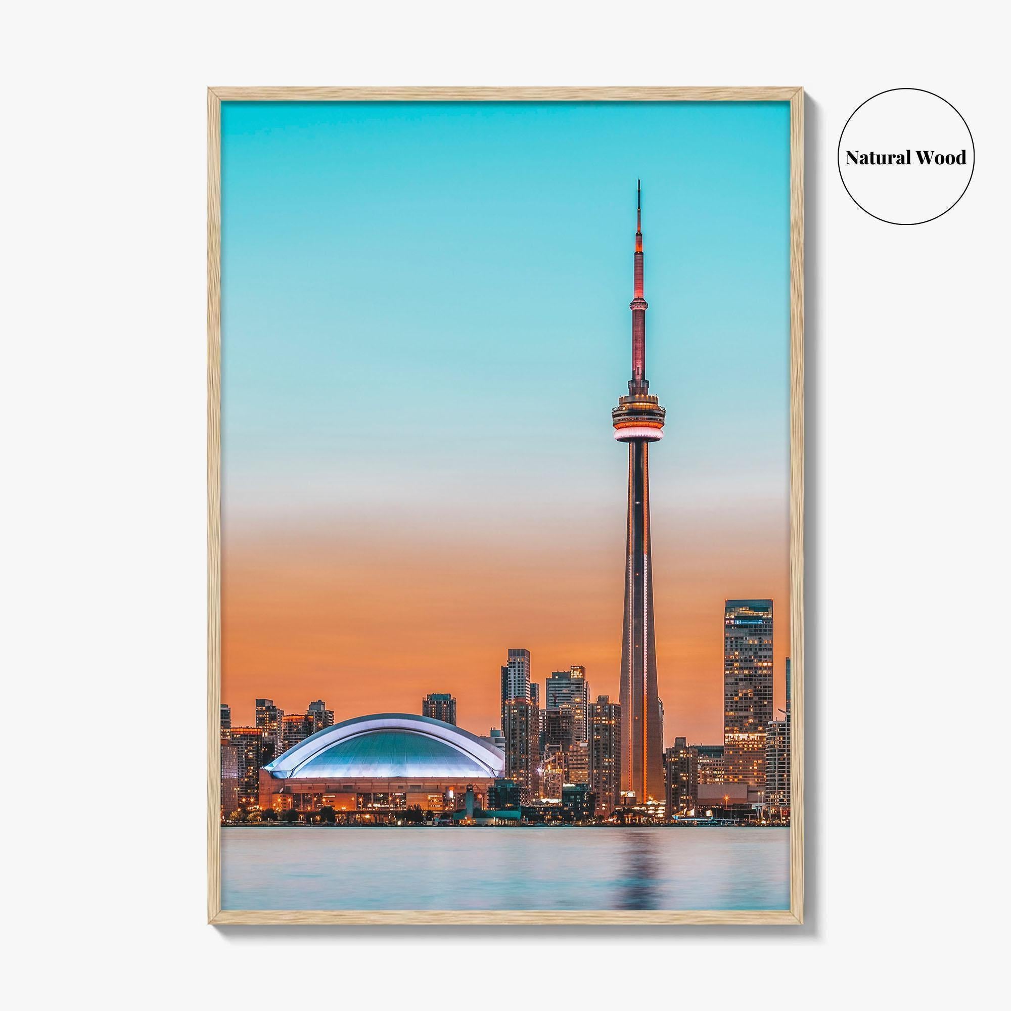 Toronto Skyline Fine Art Photo Print, Lake Ontario, Canada, Wall Decor Poster