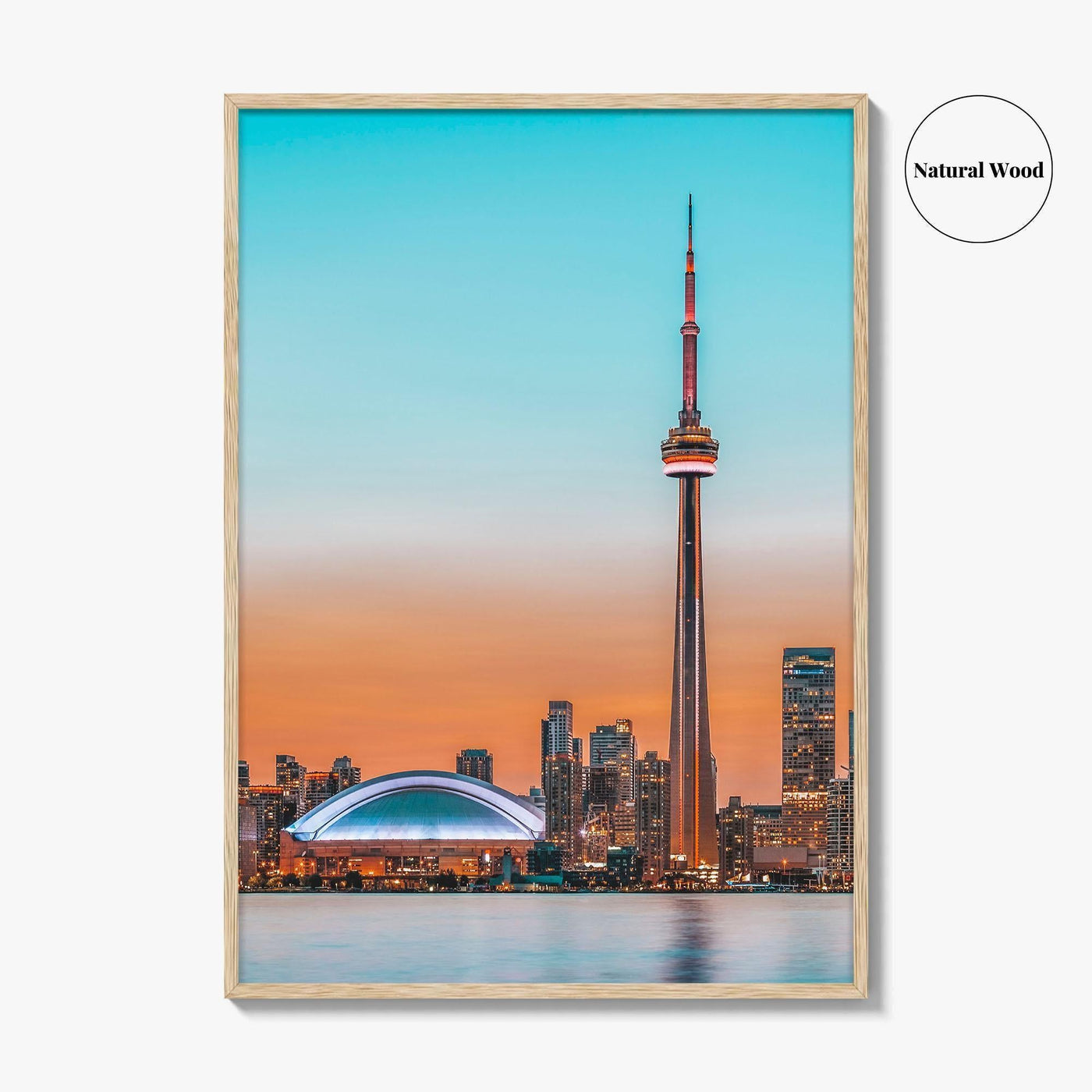 Toronto Skyline Fine Art Photo Print, Lake Ontario, Canada, Wall Decor Poster