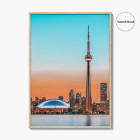 Toronto Skyline Fine Art Photo Print, Lake Ontario, Canada, Wall Decor Poster