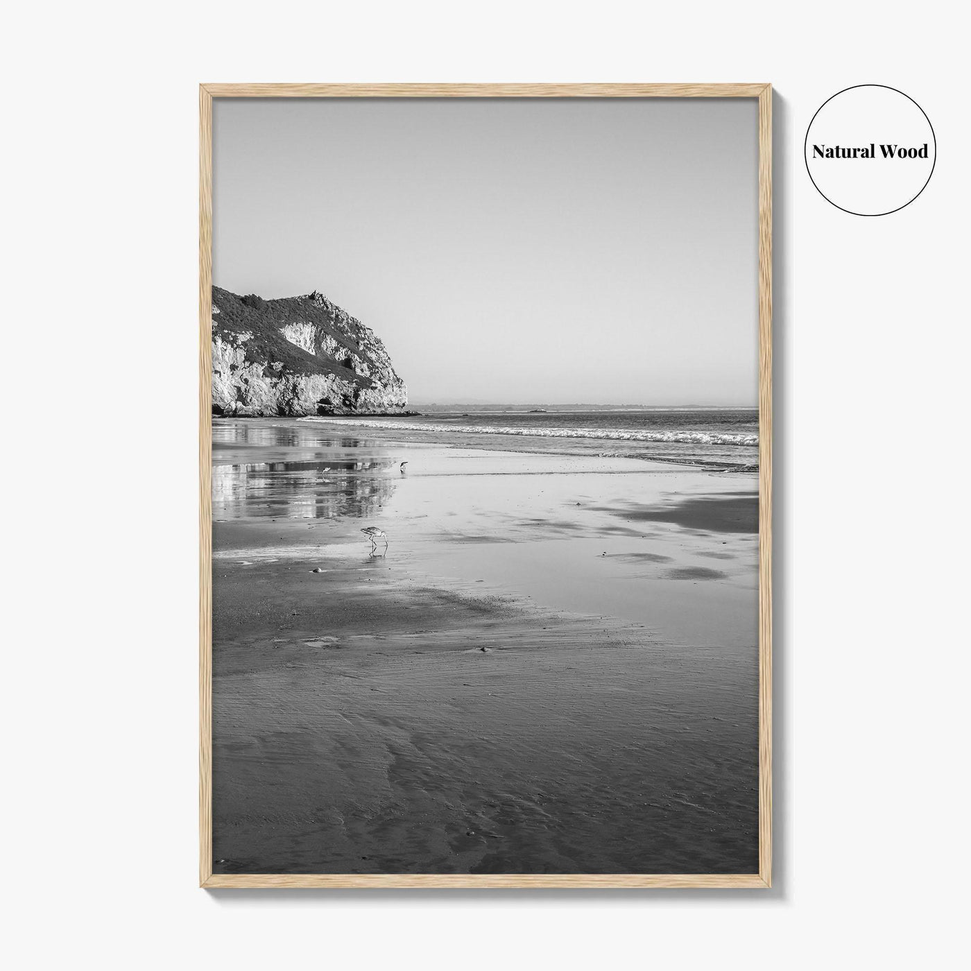 Avila Beach Black and White Fine Art Photo Print, San Luis Obispo California Poster
