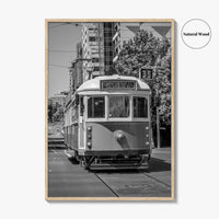 Melbourne Black and White Fine Art Photo Print, Victoria Australia, W Class Tram Poster