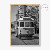 Melbourne Black and White Fine Art Photo Print, Victoria Australia, W Class Tram Poster