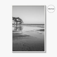 Avila Beach Black and White Fine Art Photo Print, San Luis Obispo California Poster